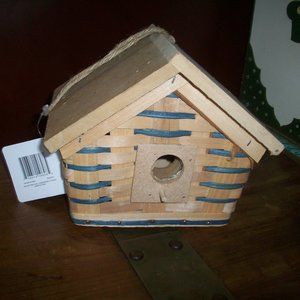Rustic Country Reed Hanging  Bird House Decorative Victoria's Garden Farmhouse